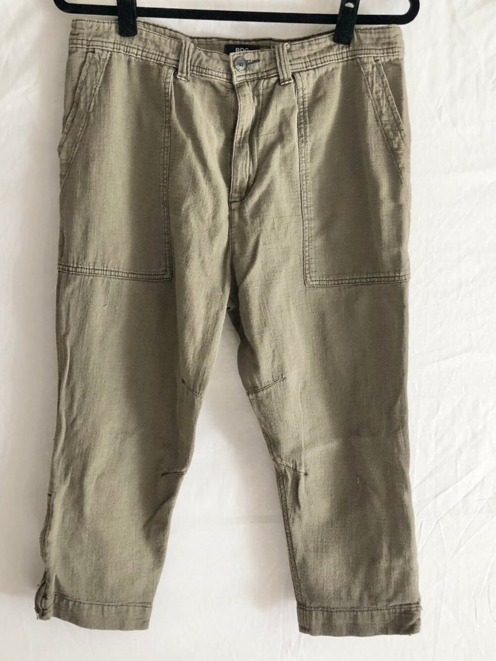 Urban Outfitters BDG Baggy Cropped Olive Khaki Pants Size 6